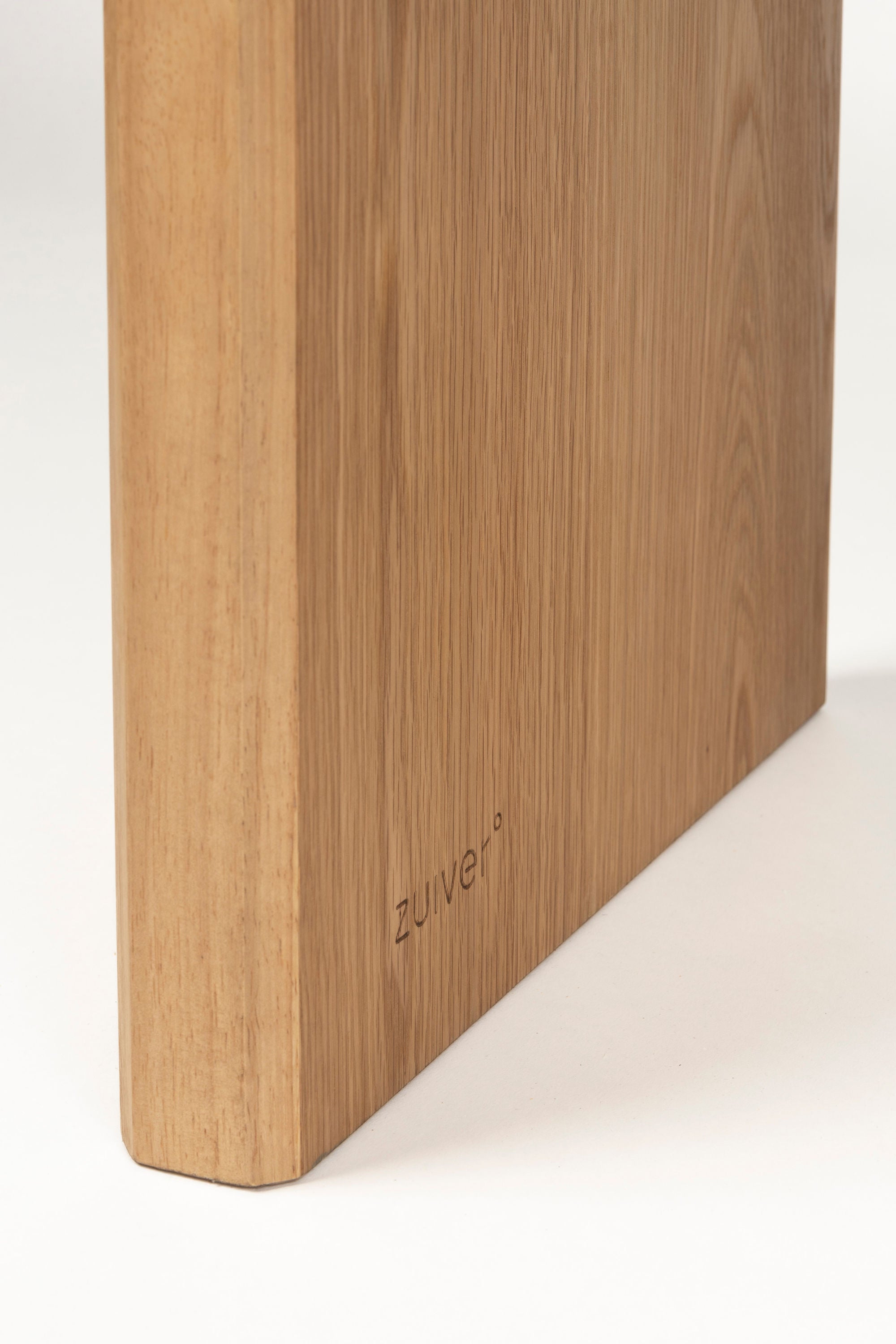 Zuiver Brave Curved Natural Oak Wood Side Table